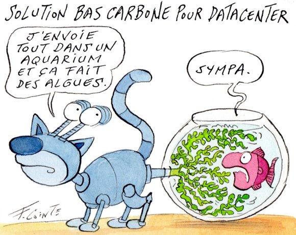 Dessin: Datacenters : un dispositif enfin efficace pour recycler la chaleur chez Data4